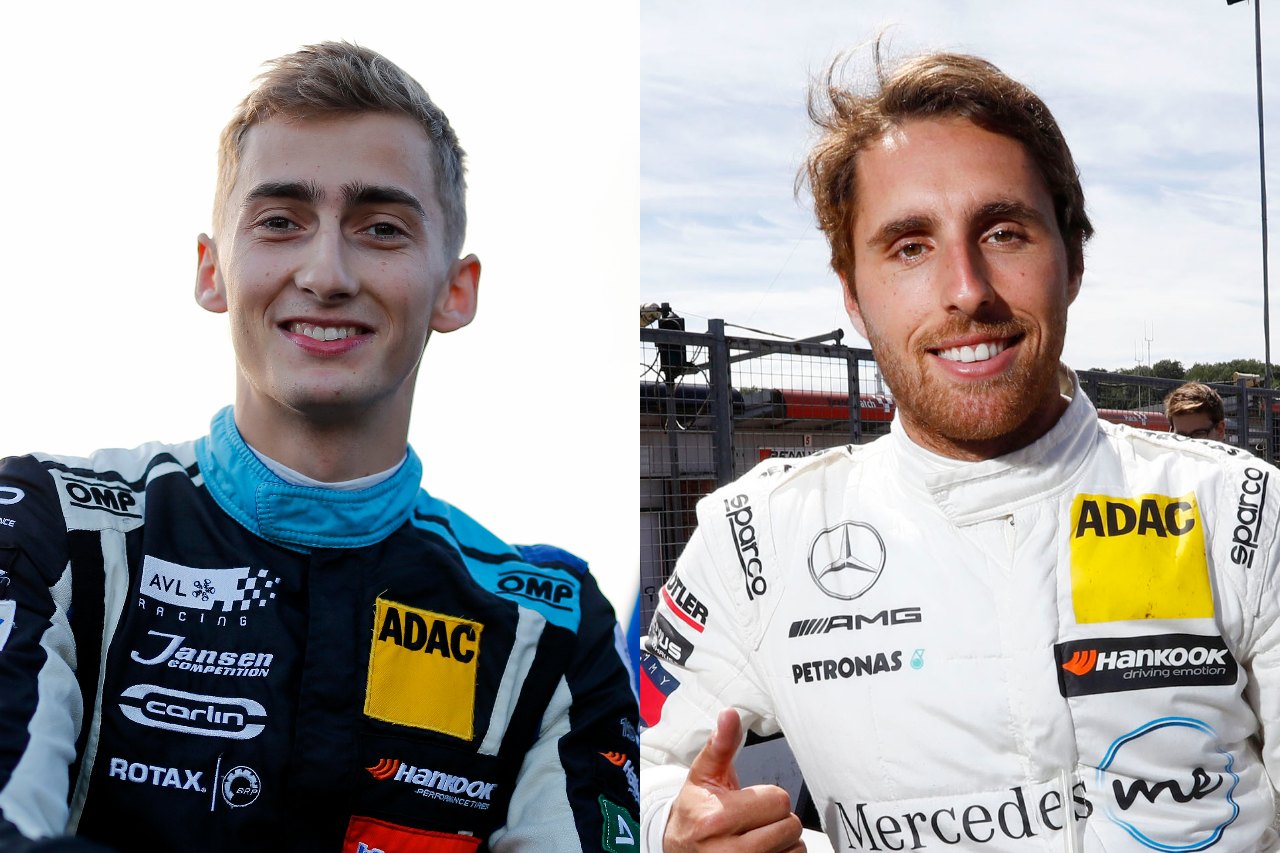 Rモータースポーツが起用を発表したフェルディナンド・ハプスブルク（左）とダニエル・ジュンカデラ（右）