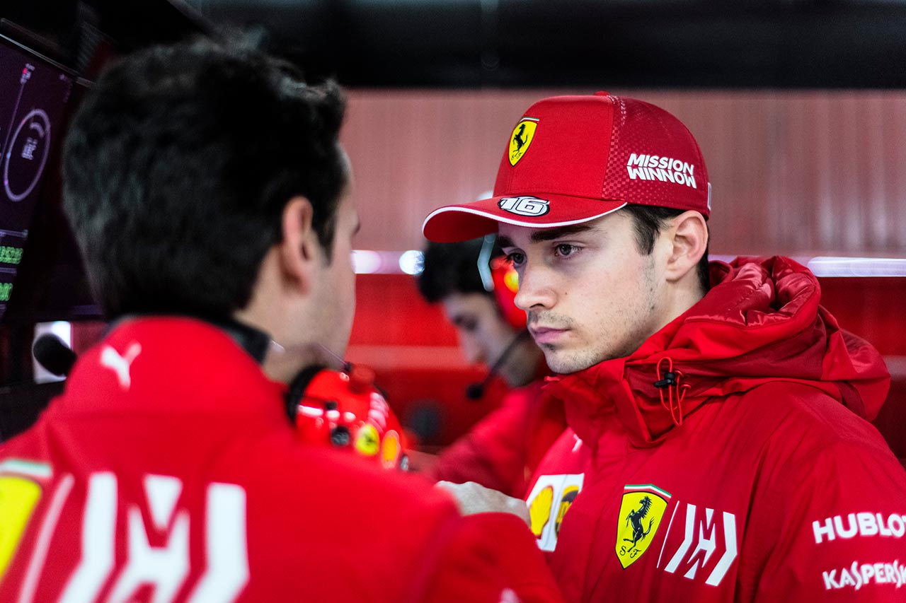 2019年第1回F1テスト2日目　シャルル・ルクレール（フェラーリ）