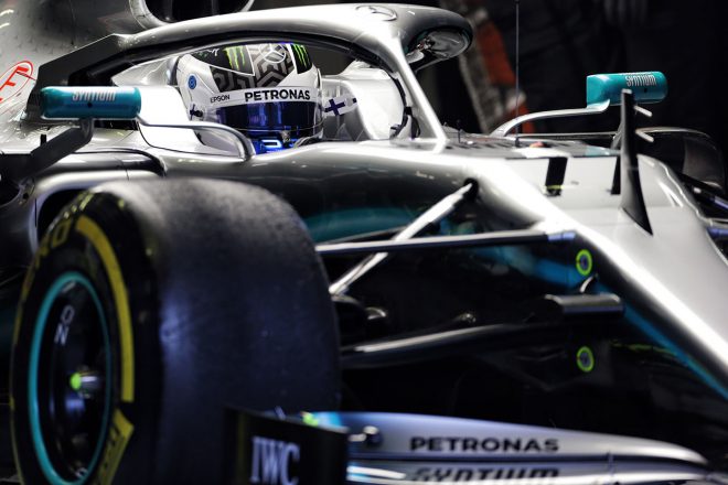 2019年F1バルセロナテスト1回目　バルテリ・ボッタス　メルセデスW10