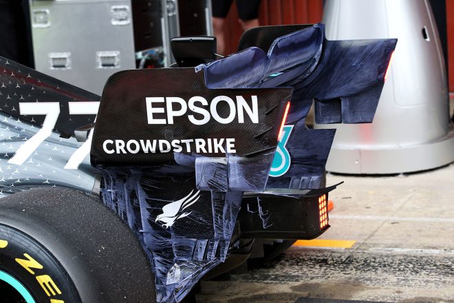 2019年F1バルセロナテスト1回目　バルテリ・ボッタス　メルセデスW10