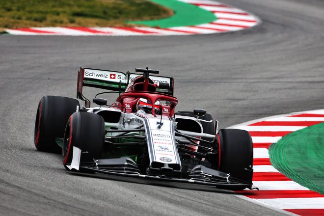 2019年F1バルセロナテスト1回目　キミ・ライコネン　アルファロメオC38