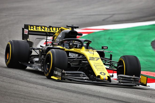 2019年F1バルセロナテスト1回目　ニコ・ヒュルケンベルグ　ルノーRS19