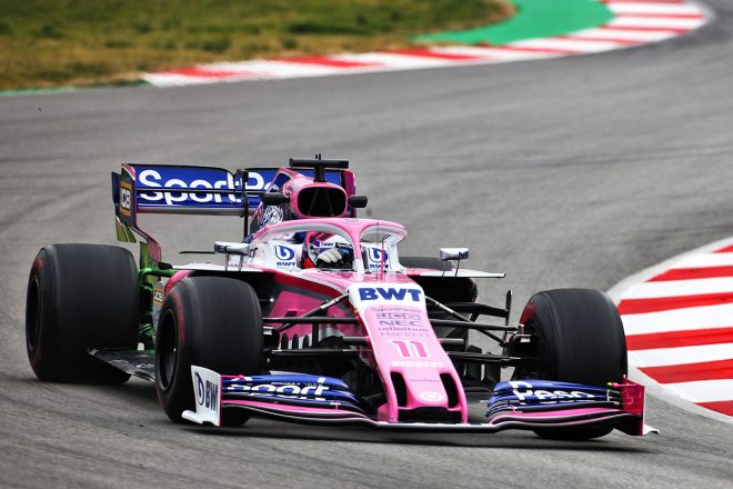 2019年F1バルセロナテスト1回目　セルジオ・ペレス　レーシング・ポイントRP19