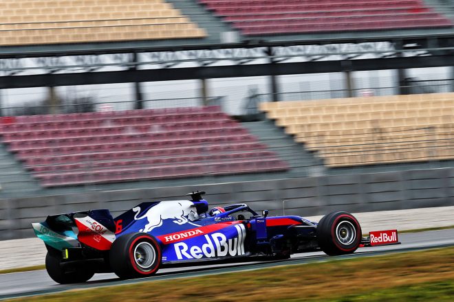 2019年F1バルセロナテスト1回目　ダニール・クビアト　トロロッソ・ホンダSTR14