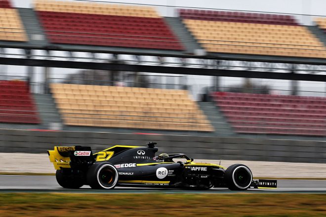 2019年F1バルセロナテスト1回目　ニコ・ヒュルケンベルグ　ルノーRS19
