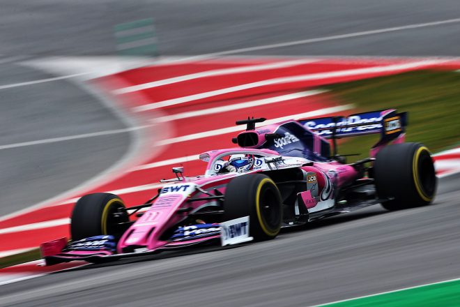 2019年F1バルセロナテスト1回目 セルジオ・ペレス レーシング・ポイントRP19