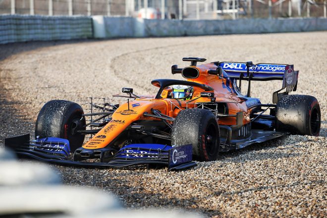2019年F1バルセロナテスト1回目　ランド・ノリス　マクラーレンMCL34