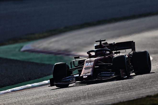 2019年F1バルセロナテスト1回目　シャルル・ルクレール　フェラーリSF90
