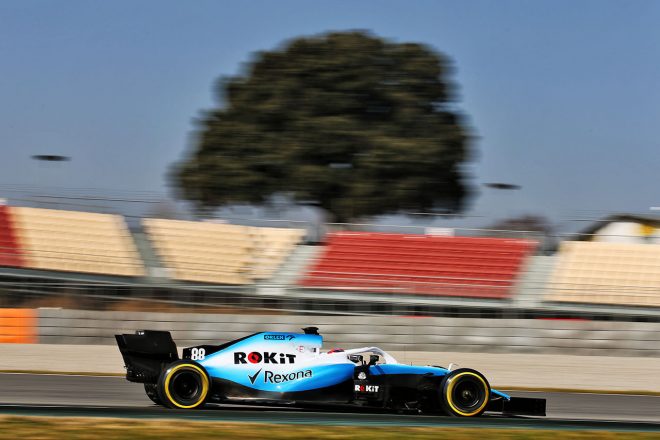 2019年F1バルセロナテスト1回目　ロバート・クビカ　ウイリアムズFW42