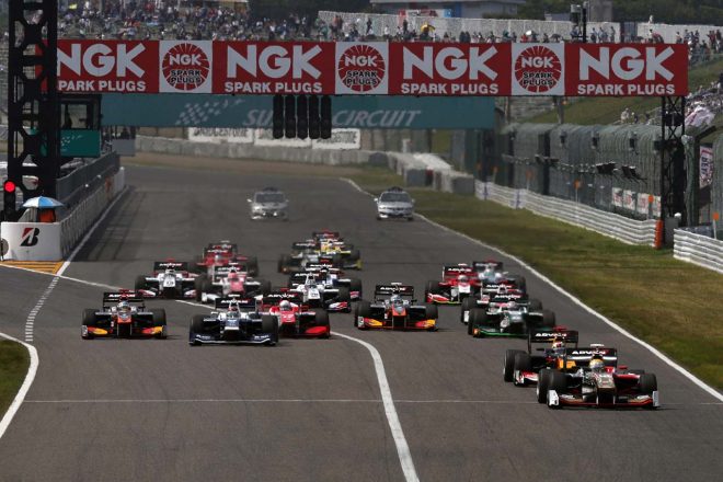 2018全日本スーパーフォーミュラ選手権第1戦鈴鹿 スタートシーン