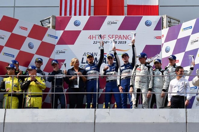アジアン・ル・マン第4戦セパン　LMP2表彰台