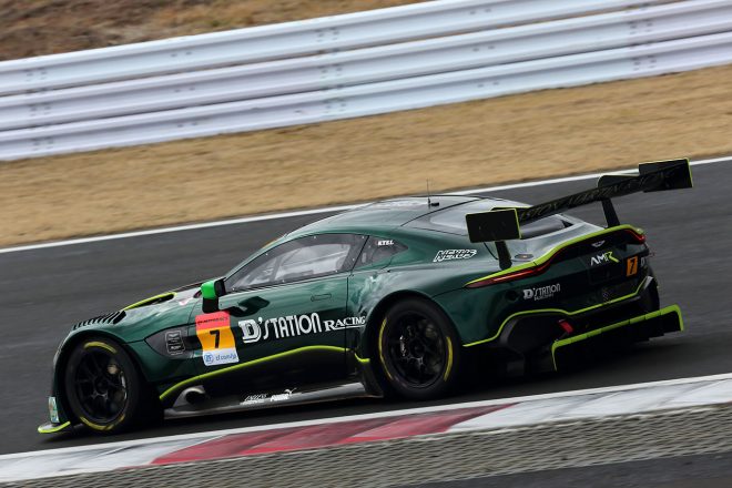 富士スピードウェイでシェイクダウンされたD'station Racing AMRのアストンマーチン・バンテージGT3
