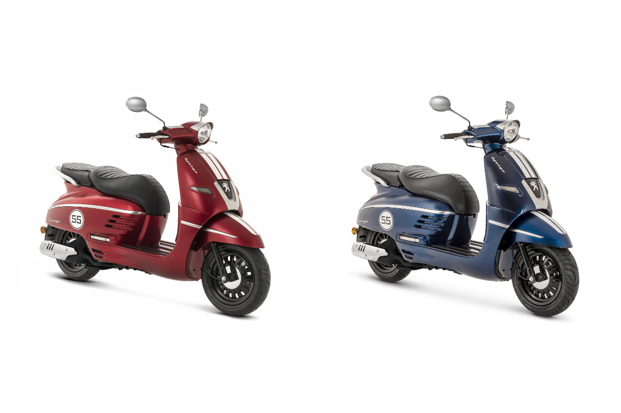 ジャンゴ 125 スポーツ ABS（サテンチェリーレッド／ディープオーシャンブルー）