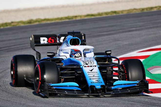 2019年F1バルセロナテスト2回目　ジョージ・ラッセル　ウイリアムズFW42