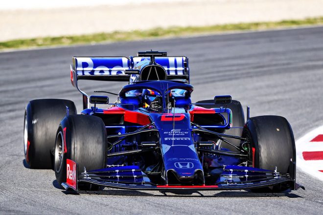 2019年F1バルセロナテスト2回目　アレクサンダー・アルボン　トロロッソ・ホンダSTR14