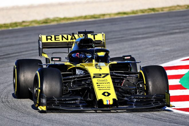 2019年F1バルセロナテスト2回目　ニコ・ヒュルケンベルグ　ルノーRS19