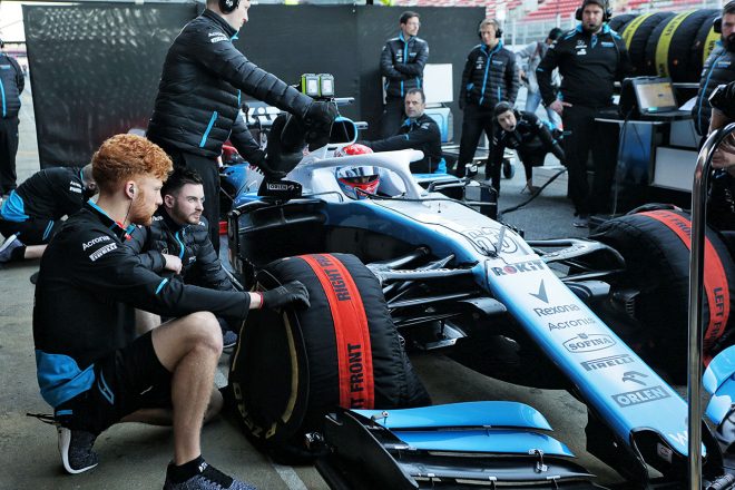 2019年F1バルセロナテスト2回目 ジョージ・ラッセル ウイリアムズFW42