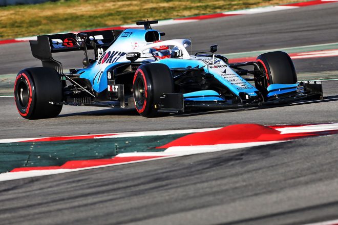 2019年F1バルセロナテスト2回目　ジョージ・ラッセル　ウイリアムズFW42