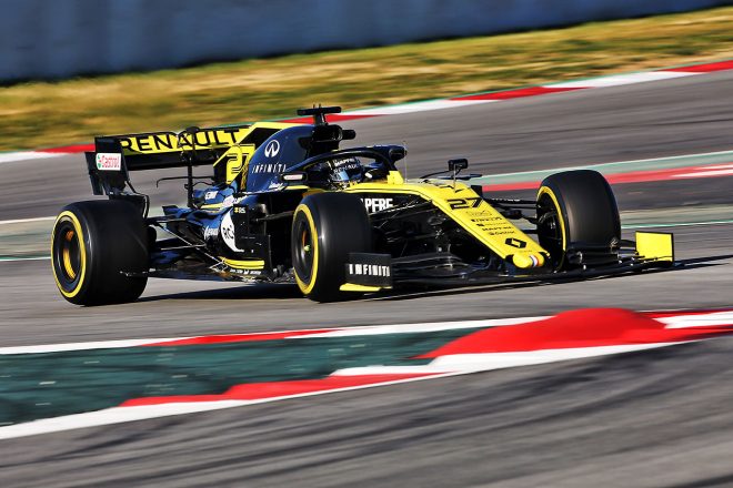 2019年F1バルセロナテスト2回目　ニコ・ヒュルケンベルグ　ルノーRS19
