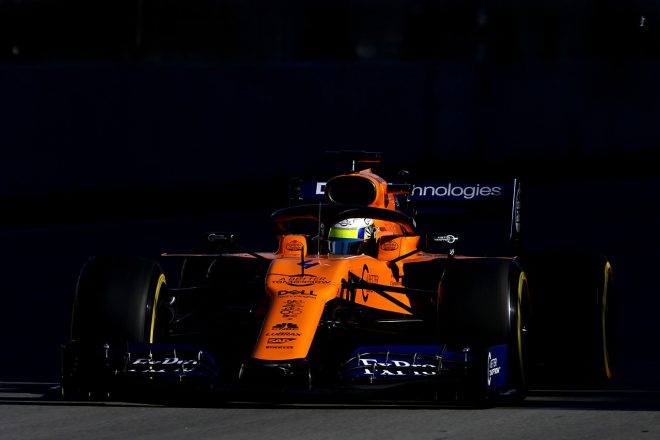 2019年F1バルセロナテスト2回目　ランド・ノリス　マクラーレンMCL34