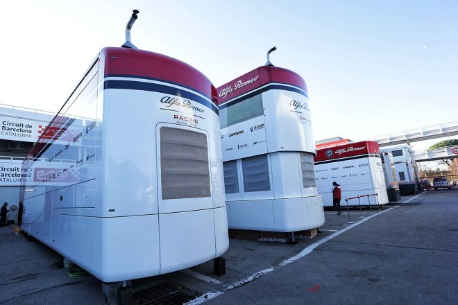 アルファロメオF1 モーターホーム