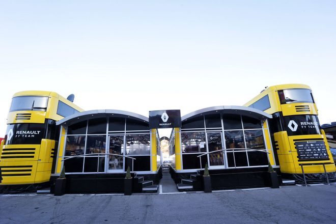 ルノーF1 モーターホーム