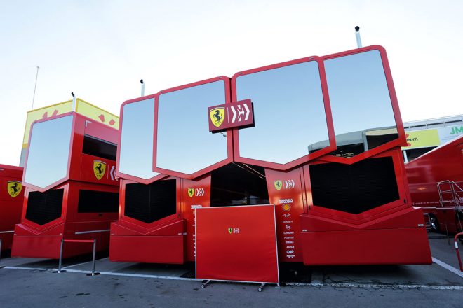 フェラーリF1 モーターホーム
