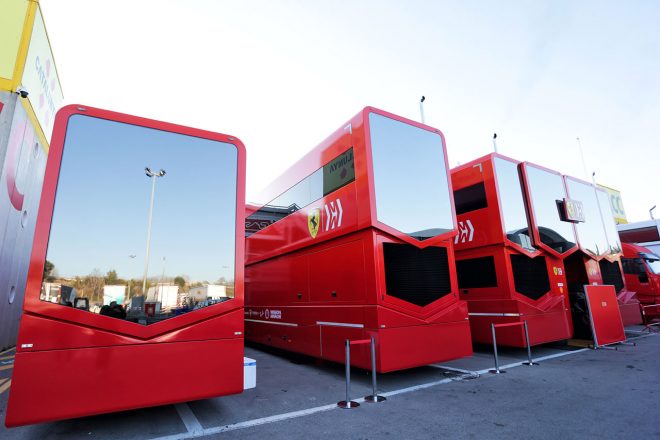 フェラーリF1 モーターホーム