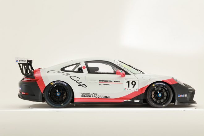 ポルシェジャパンジュニアドライバーに選出された笹原右京