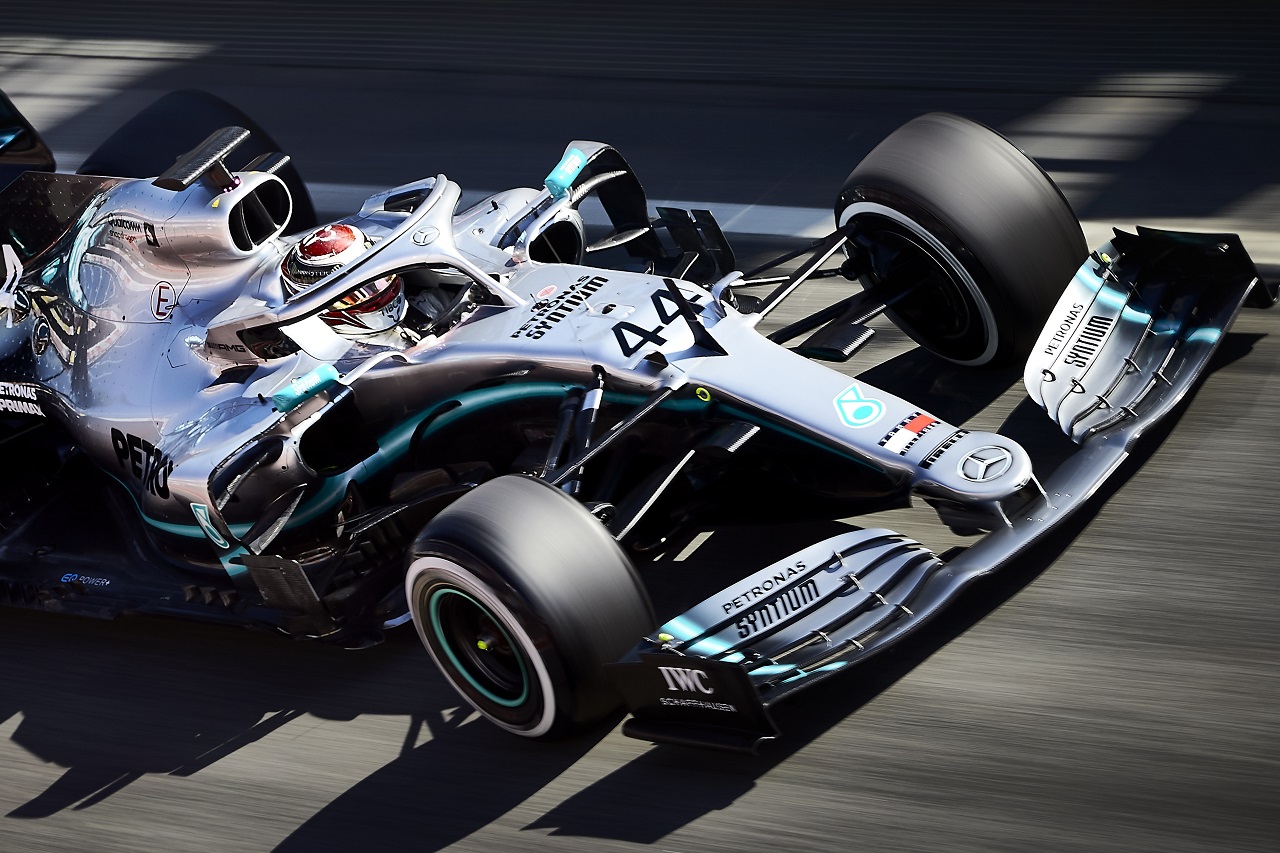 2019年第2回F1テスト1日目　ルイス・ハミルトン（メルセデス）