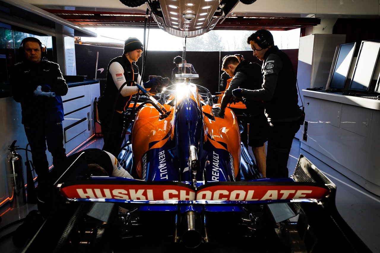 2019年第2回F1テスト1日目　ランド・ノリス（マクラーレン）