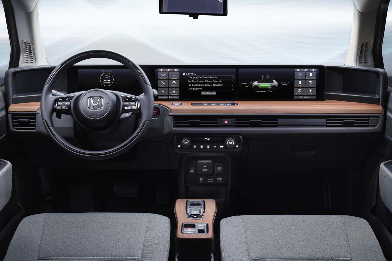 ホンダeのインテリア