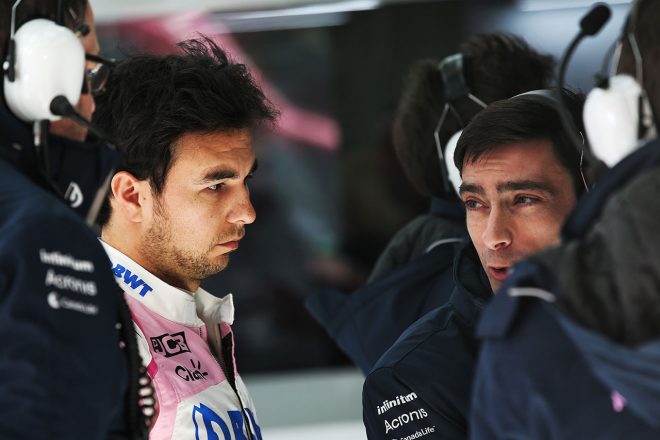 2019年F1バルセロナテスト2回目　セルジオ・ペレス
