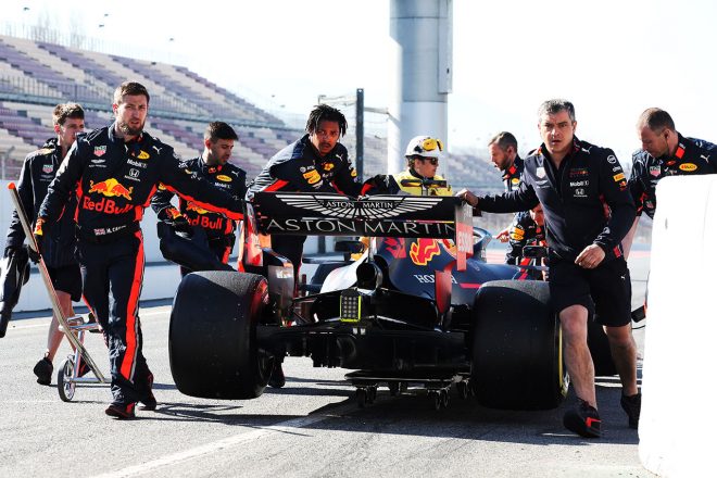 2019年F1バルセロナテスト2回目　レッドブル・ホンダRB15