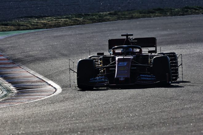 2019年F1バルセロナテスト2回目　セバスチャン・ベッテル　フェラーリSF90