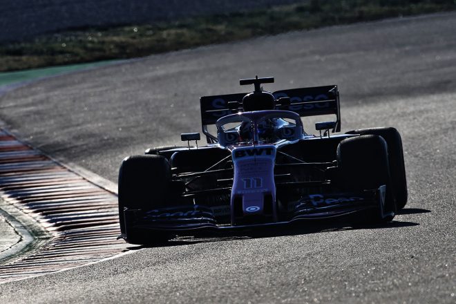 2019年F1バルセロナテスト2回目　セルジオ・ペレス　レーシングポイントRP19