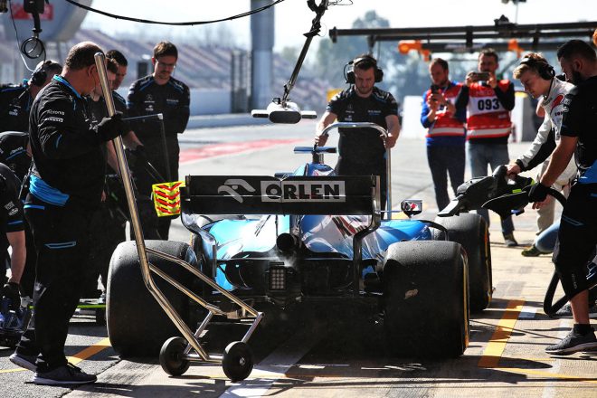 2019年F1バルセロナテスト2回目　ロバート・クビカ　ウイリアムズFW42