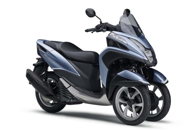 ヤマハ・トリシティ125（マットペールブルーメタリック2）