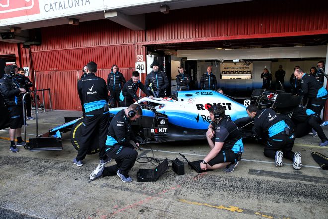 2019年F1バルセロナテスト2回目　ジョージ・ラッセル　ウイリアムズFW42