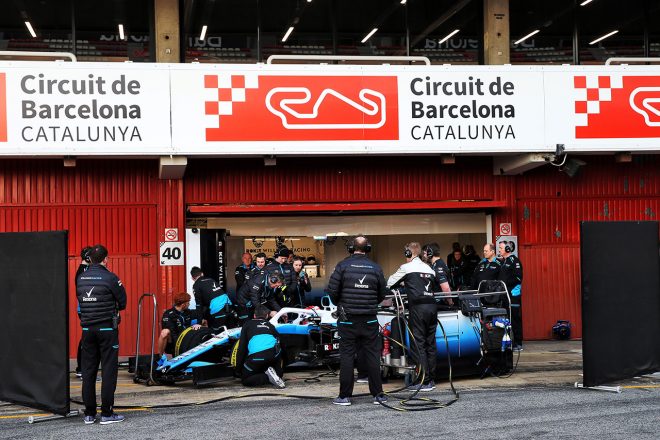 2019年F1バルセロナテスト2回目　ジョージ・ラッセル　ウイリアムズFW42