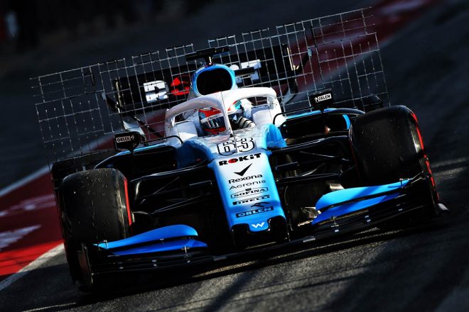 2019年F1バルセロナテスト2回目　ジョージ・ラッセル　ウイリアムズFW42