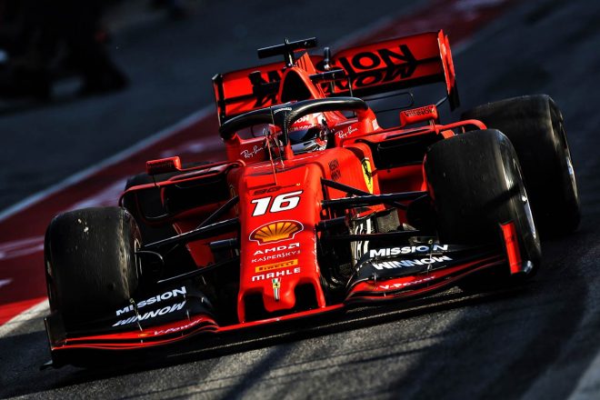 2019年F1バルセロナテスト2回目　シャルル・ルクレール　フェラーリSF90