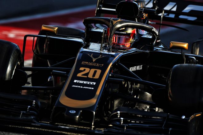 2019年F1バルセロナテスト2回目　ケビン・マグヌッセン　ハースVF-19
