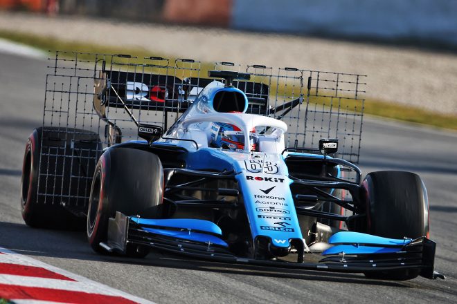 2019年F1バルセロナテスト2回目　ジョージ・ラッセル　ウイリアムズFW42