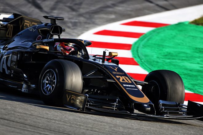 2019年F1バルセロナテスト2回目　ケビン・マグヌッセン　ハースVF-19