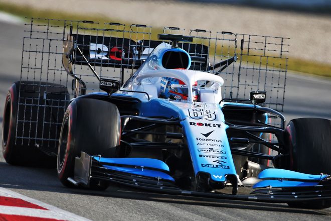 2019年F1バルセロナテスト2回目 ジョージ・ラッセル ウイリアムズFW42