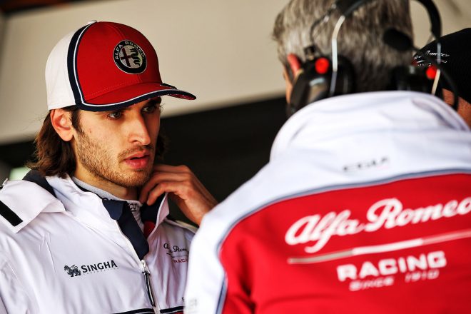 2019年F1バルセロナテスト2回目　アントニオ・ジョビナッツィ