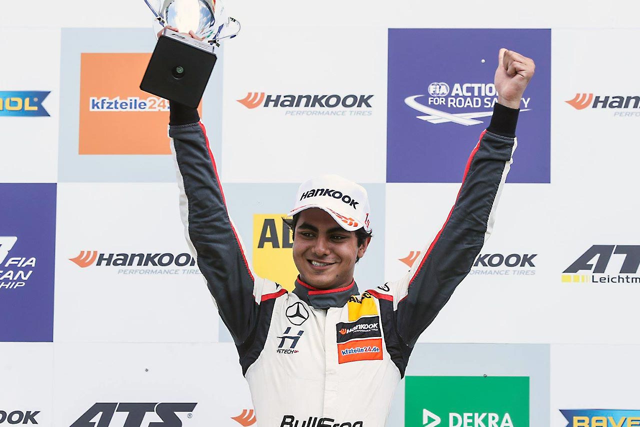 2018年にFIAヨーロピアンF3に参戦し、優勝経験ももつエナム・アーメド