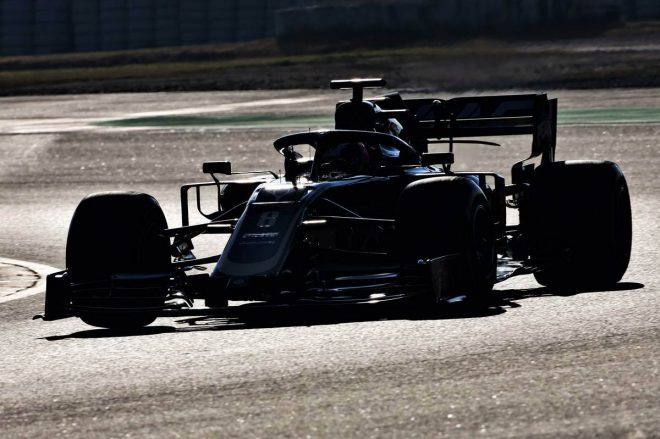 2019年F1バルセロナテスト2回目　ロマン・グロージャン