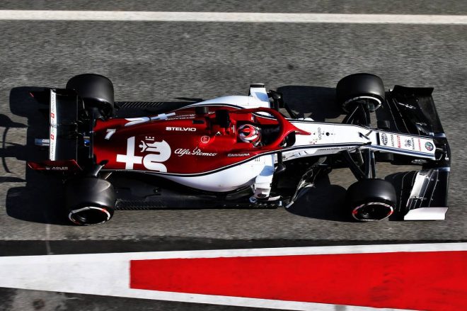 2019年F1バルセロナテスト2回目　キミ・ライコネン